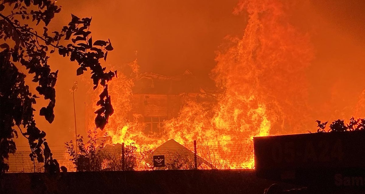 samsunda fabrikada korkunc yangin 8cTEa3hO